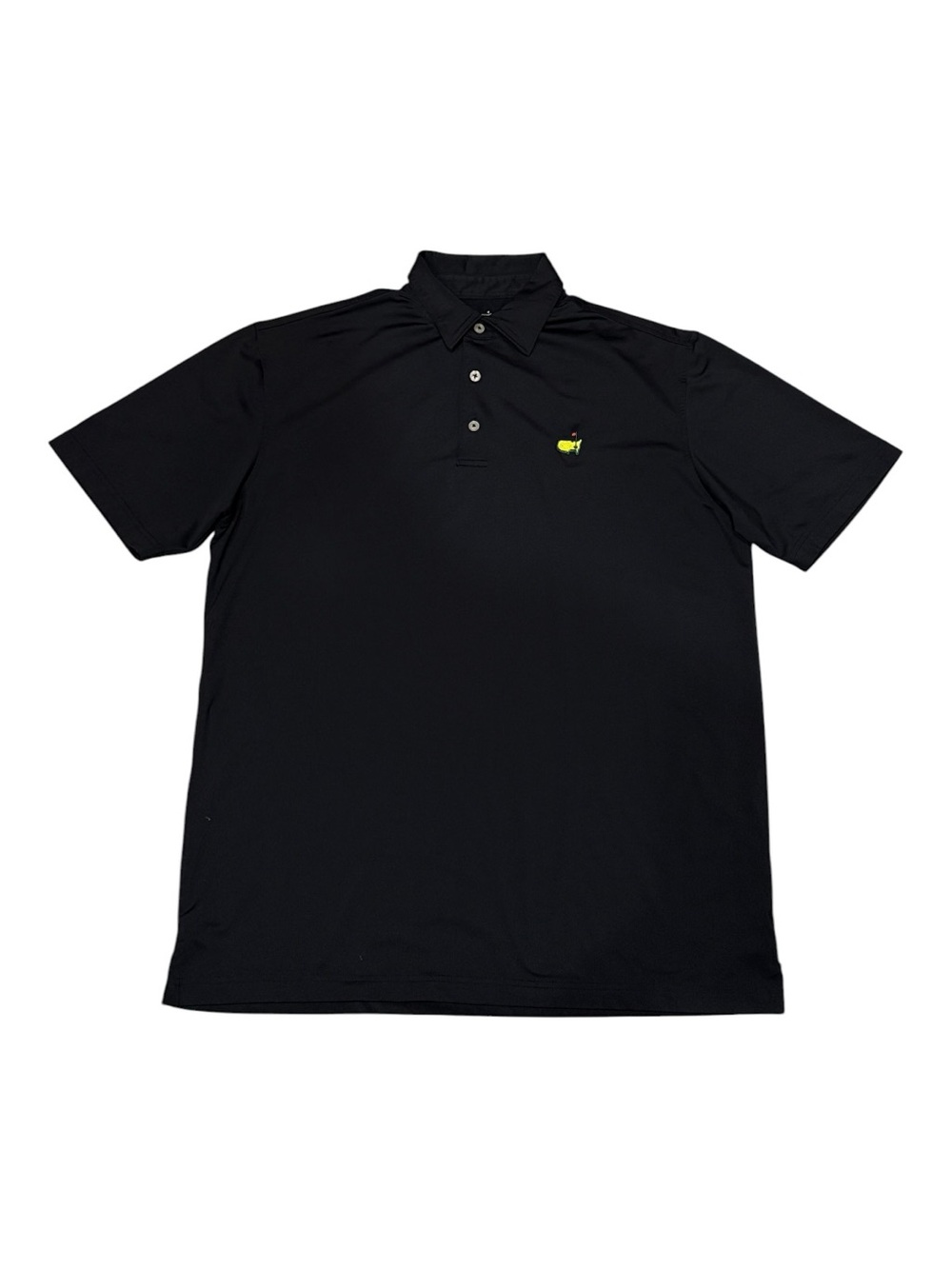 Masters Tech Black Polo Shirt Men’s Sz M